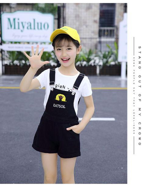 日韩系列童装背带裤视频,背带裤潮流解析